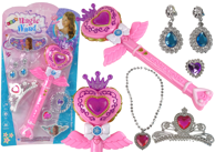 Čarobni set "princeza iz bajke" sa zvučnim isvjetlosnim efektima, rozi